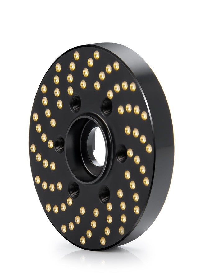 JGGZONE 4PCS Brass Wheel Weights 1/10 Brass Wheel Hex Hub Adapter 9mm Extended Wheel Counterweight for 1.9in Beadlock Wheel Rim 1/10 Wraith 90053 90048 RBX10 Hammer Rey 4WD RC Car Upgrades - Image 2
